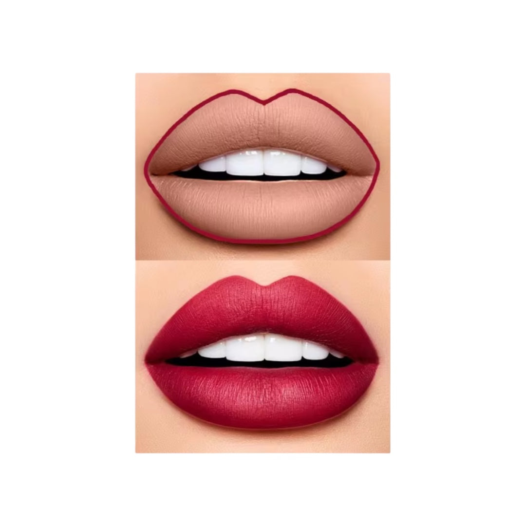 Matte Precision Duo Lipstick - Rosy Pink (2)